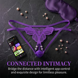 Butterfly Pearl Vibrating Open-Crotch Panties