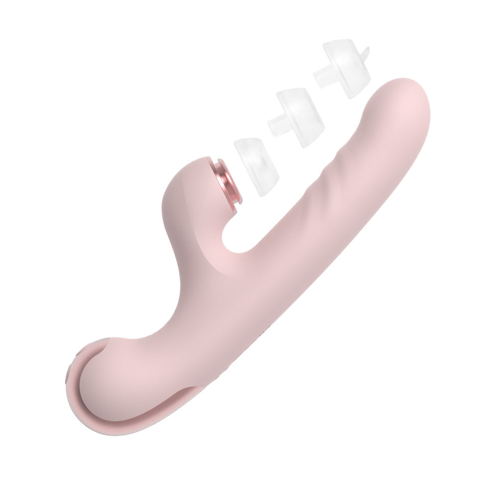 9+9 Dual Thrust Suction Rabbit Vibrator