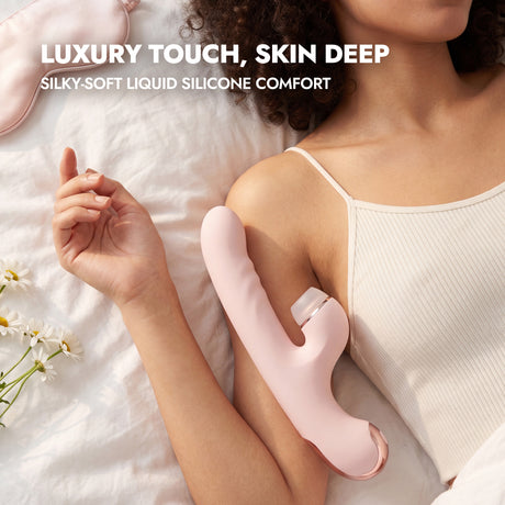 9+9 Dual Thrust Suction Rabbit Vibrator