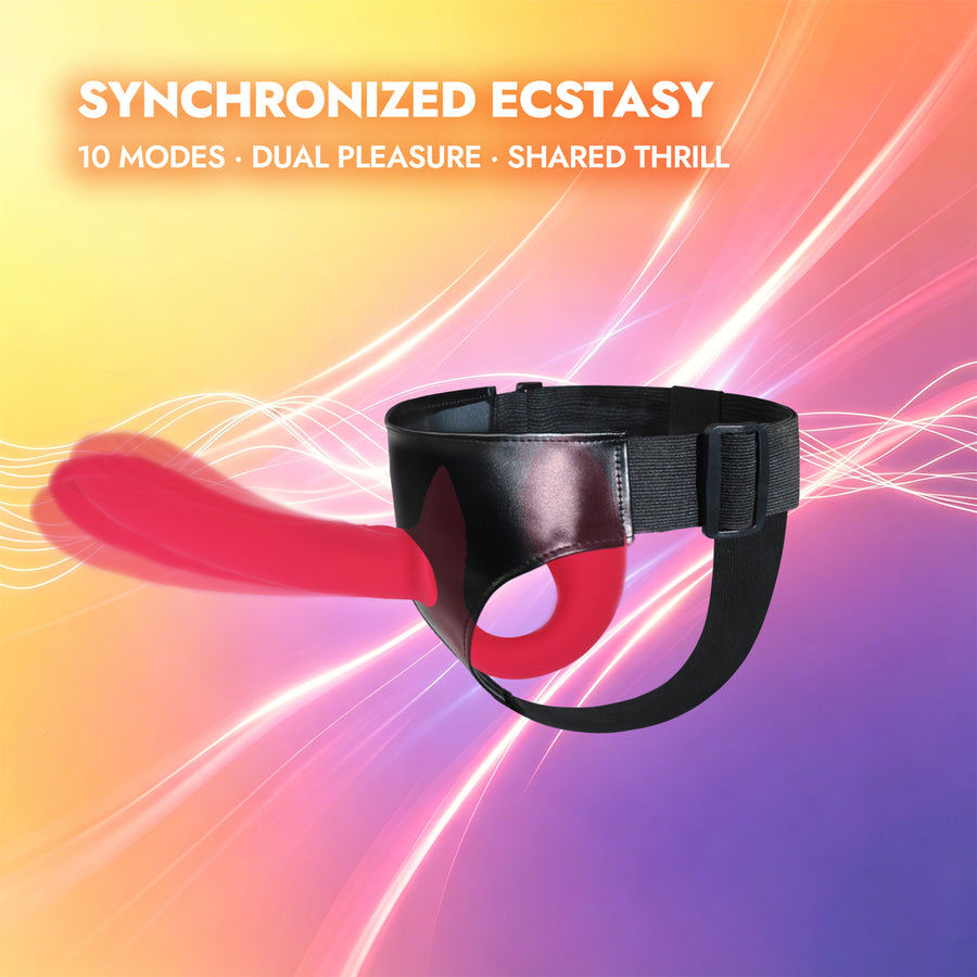 Strap-On Double-Ended Wearable Vibrator