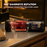 4D Auto Male Masturbator with 360° Rotation, Suction, Thrusting & Licking