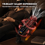 4D Auto Male Masturbator with 360° Rotation, Suction, Thrusting & Licking