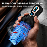9-Mode Rotating & Thrusting Masturbator with Soft TPE Sleeve