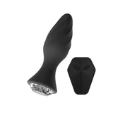 Diamond Remote-Controlled Vibrating Anal Butt Plug