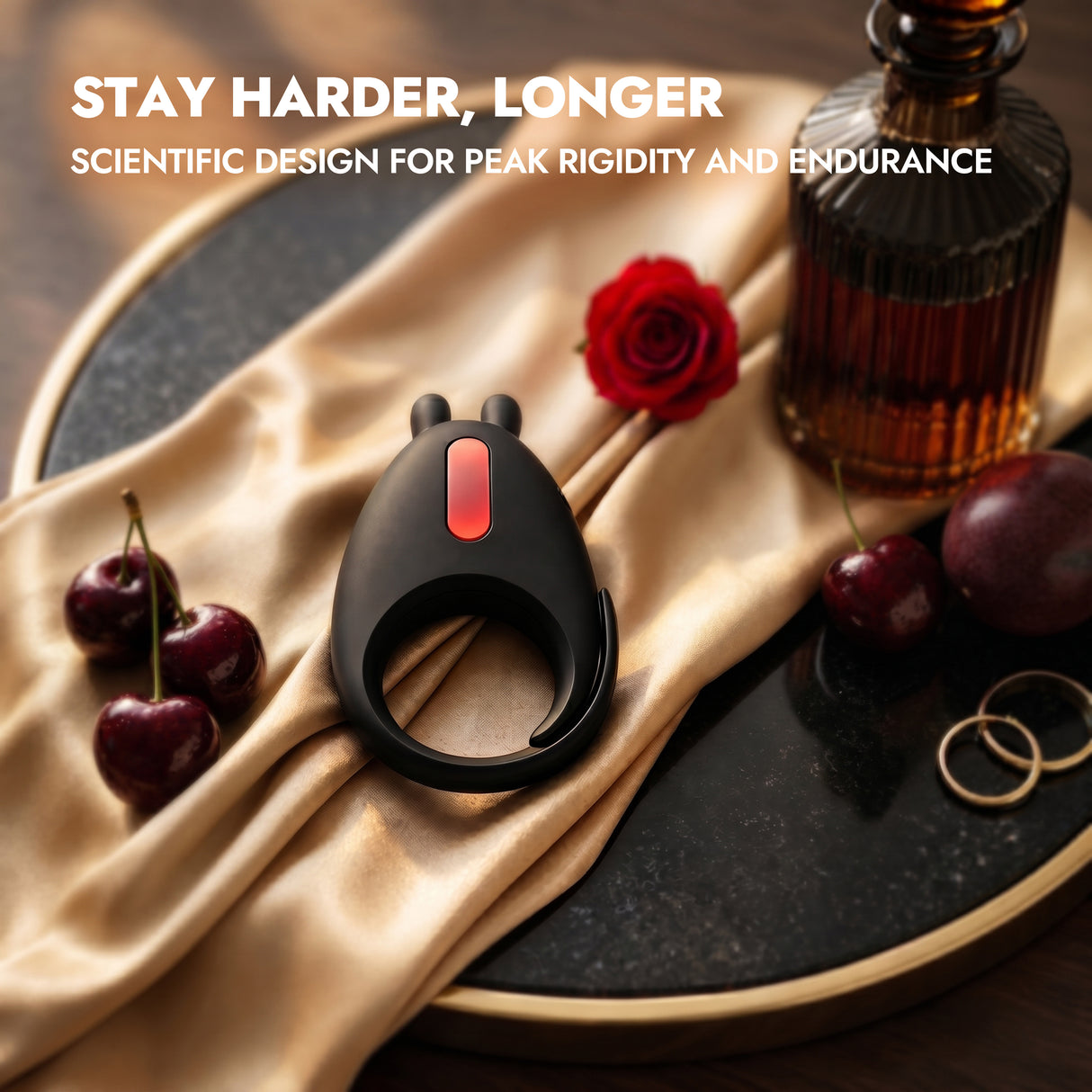 Vibrating Cock Ring with Dual Stimulation