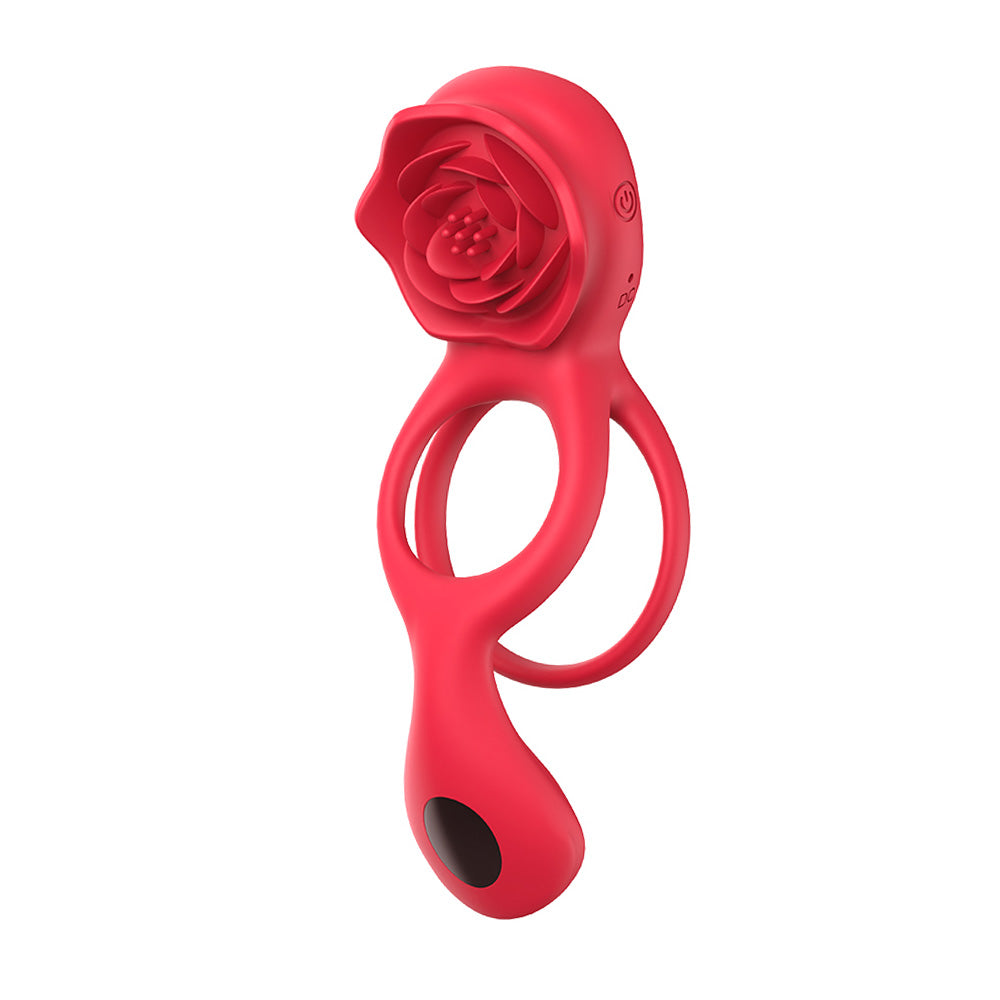 C-Shaped Dual Motor Vibrating Cock Ring with Remote