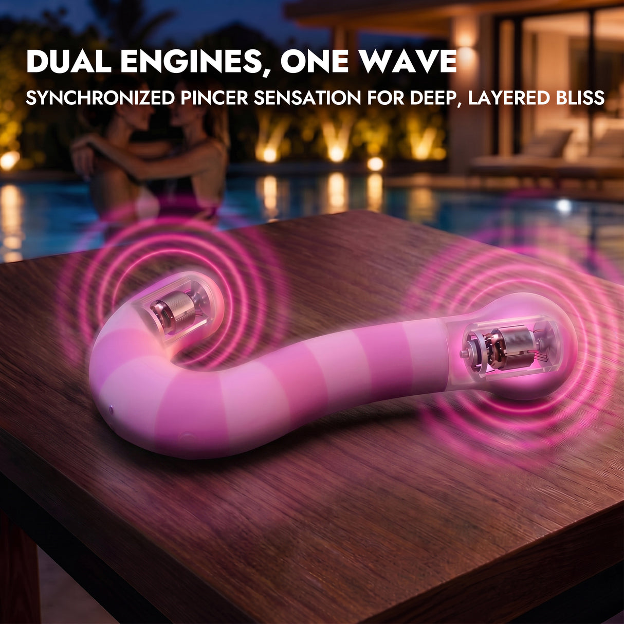 Dual-Motor G-Spot & Clitoral Silicone Vibrator App-Control
