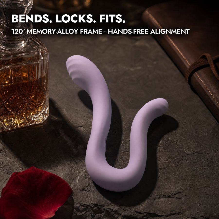 Silky Dual-Stimulation Bendable Vibrator – G-Spot & Clitoral Massager